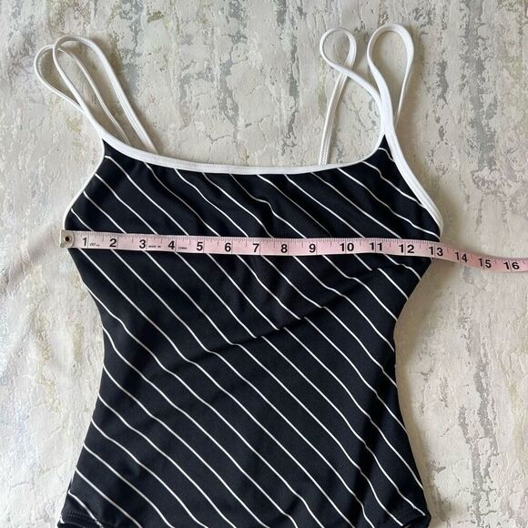 Cole Vintage 90s Y2K stripe One piece bathing suit - Picture 6 of 9